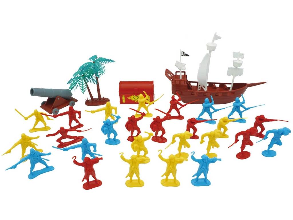Pirates Pack Mini figurines articulées, 30 pièces