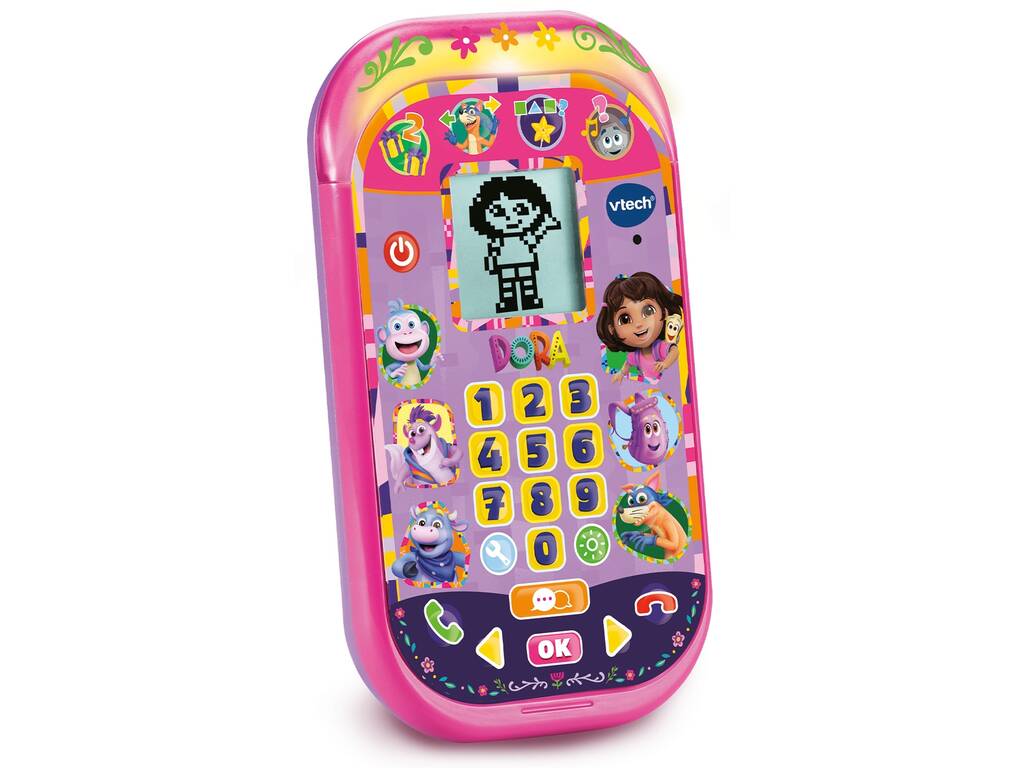 Téléphone éducatif Dora avec lumière et sons