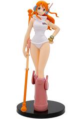 imagen One Piece The Shukko Figura Nami Ver Egghead de 16 cm
