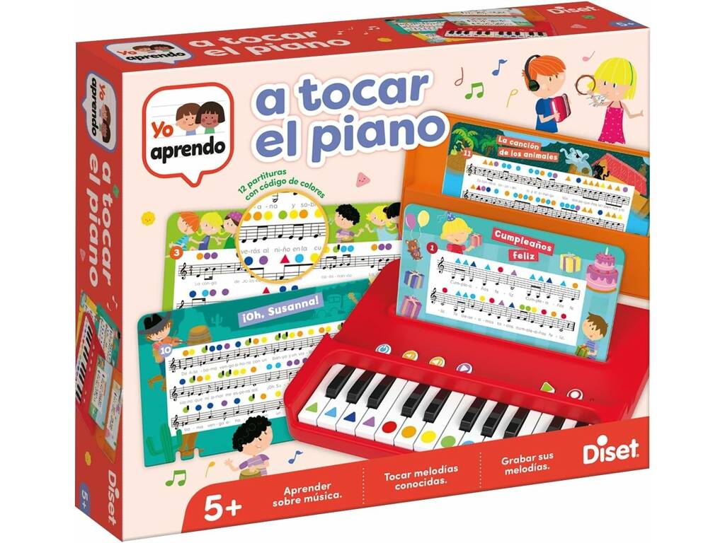J'apprends à jouer du piano