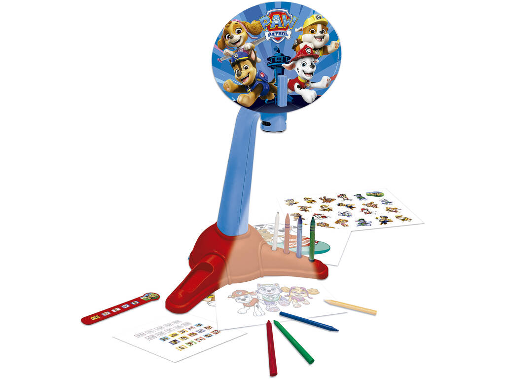 Patrouille canine Projecteur Dessine et colorie