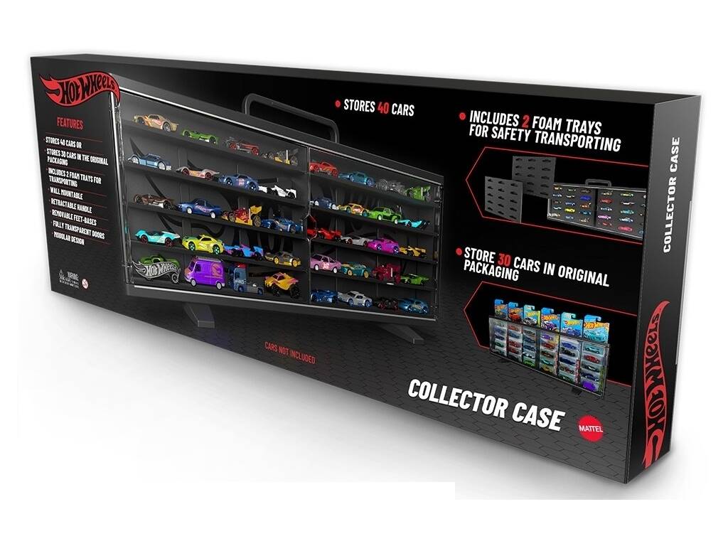 Hot Wheels Mallette présentoir collector pour 40 voitures