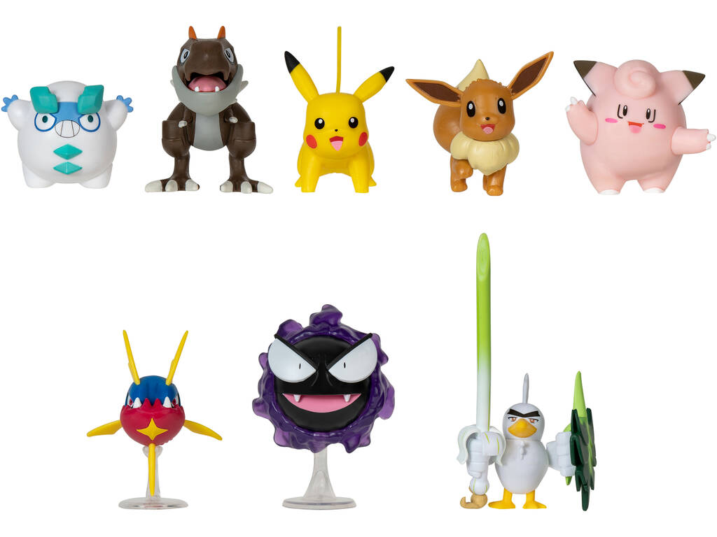 Multipack Pokémon Battle Ready avec 8 figurines