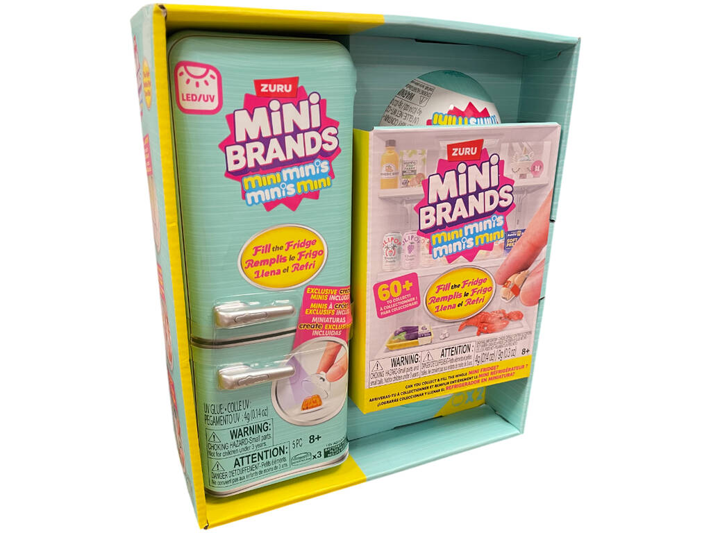 Zuru Mini Brands Pack Réfrigérateur avec 2 Boules Surprise Mini Minis 