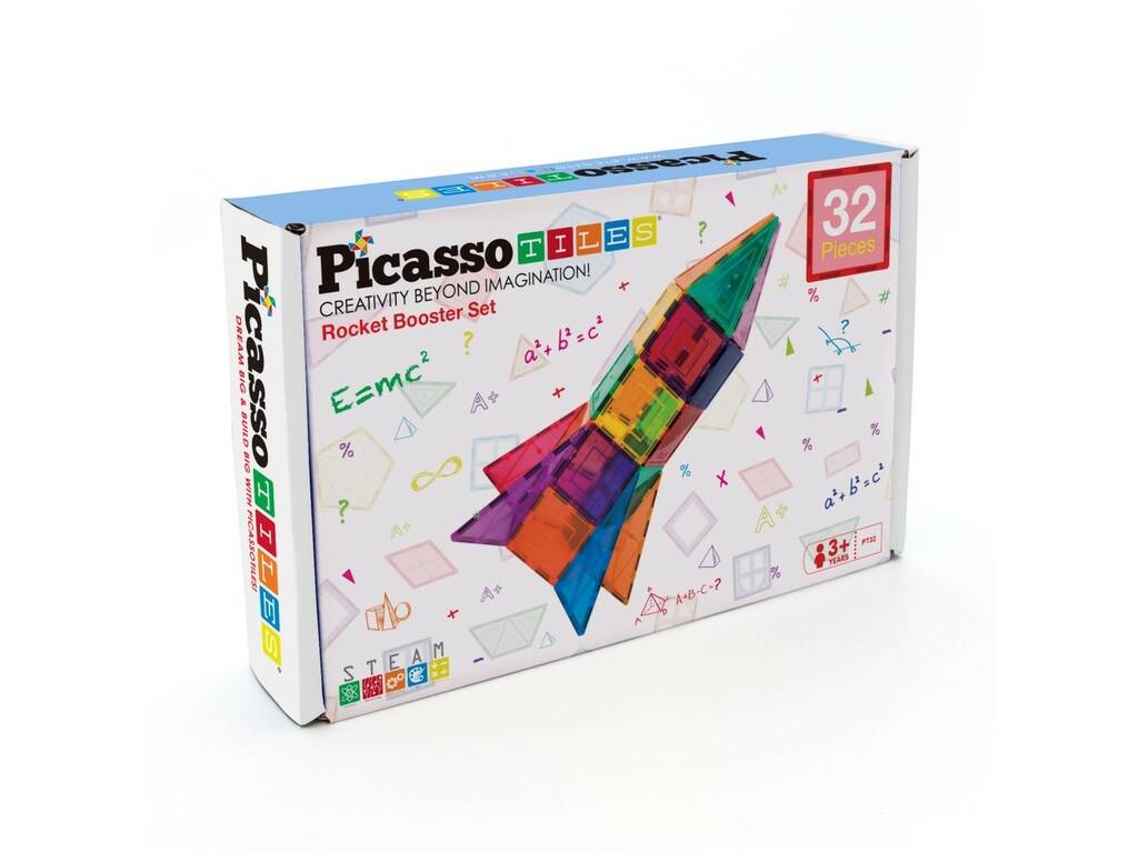 Picasso Tiles Créations magnétiques Pack de 32 pièces