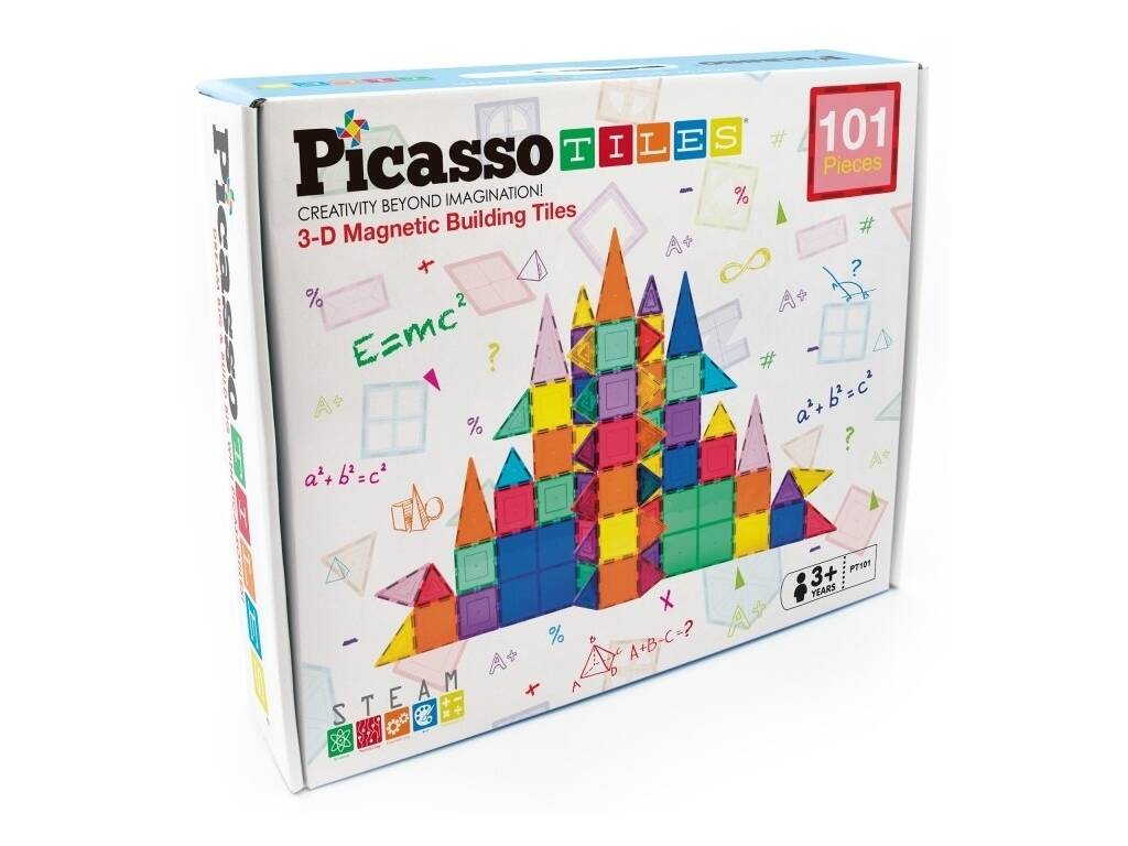 Picasso Tiles Blocs magnétiques 101 pièces