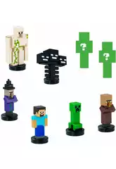 Pack Deluxe Minecraft avec 8 figurines avec cachet