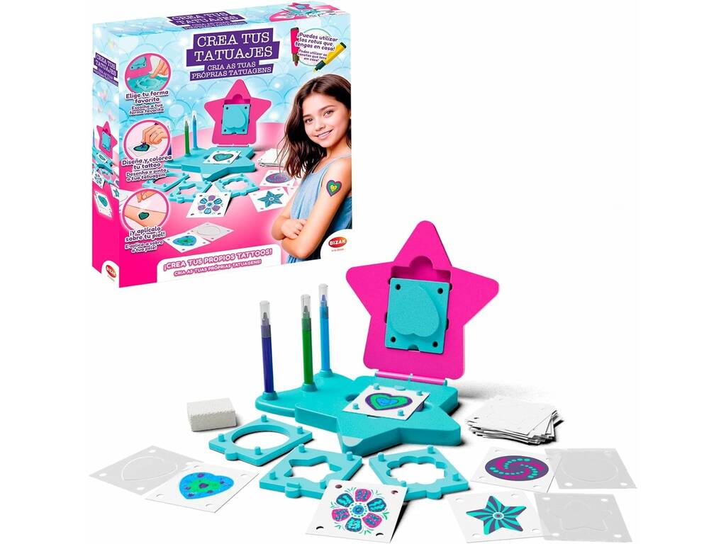 Cria Os Teus Tatuagens Nano Tape Magic Animais