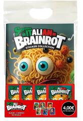 imagen Italian Brainrot Sticker Collection Pack Album avec 4 Sachets