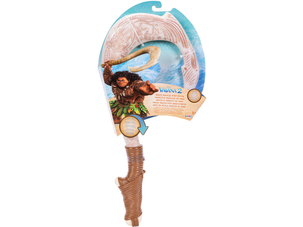 Disney Vaiana 2 Anzol Mágico de Maui com Luz e Sons