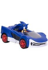 imagen Sonic The Hedgehog Figura Sonic con Vehículo Speed Star Lighting de 16 cm