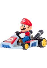 Mariokart Veículo Kart Padrão de 6 cm com Mario