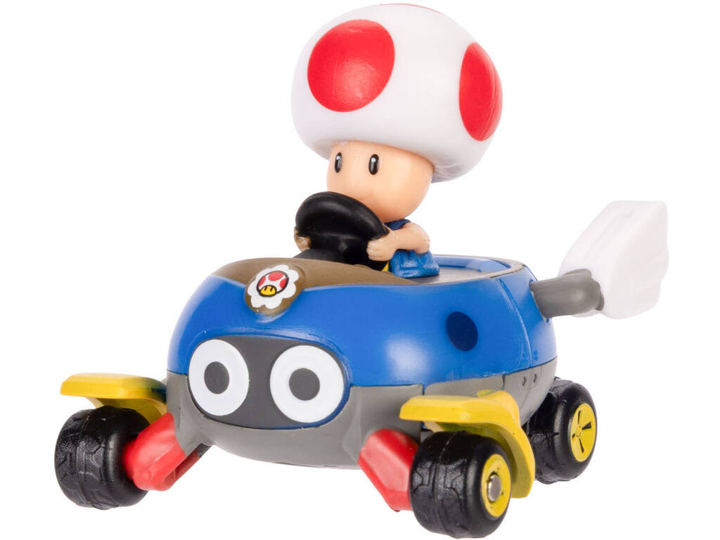 Mariokart Veículo Marchimotas GTI de 5,5 cm com Toad
