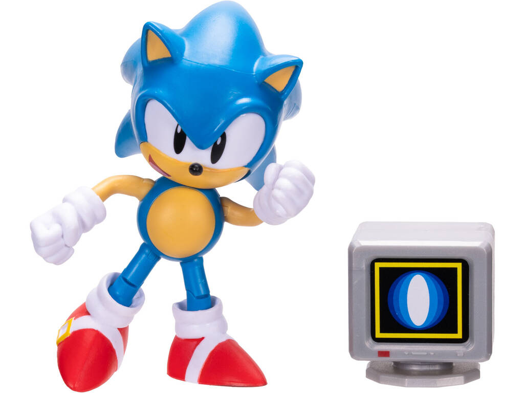 Sonic The Hedgehog Figurine articulée de 10 cm avec accessoire