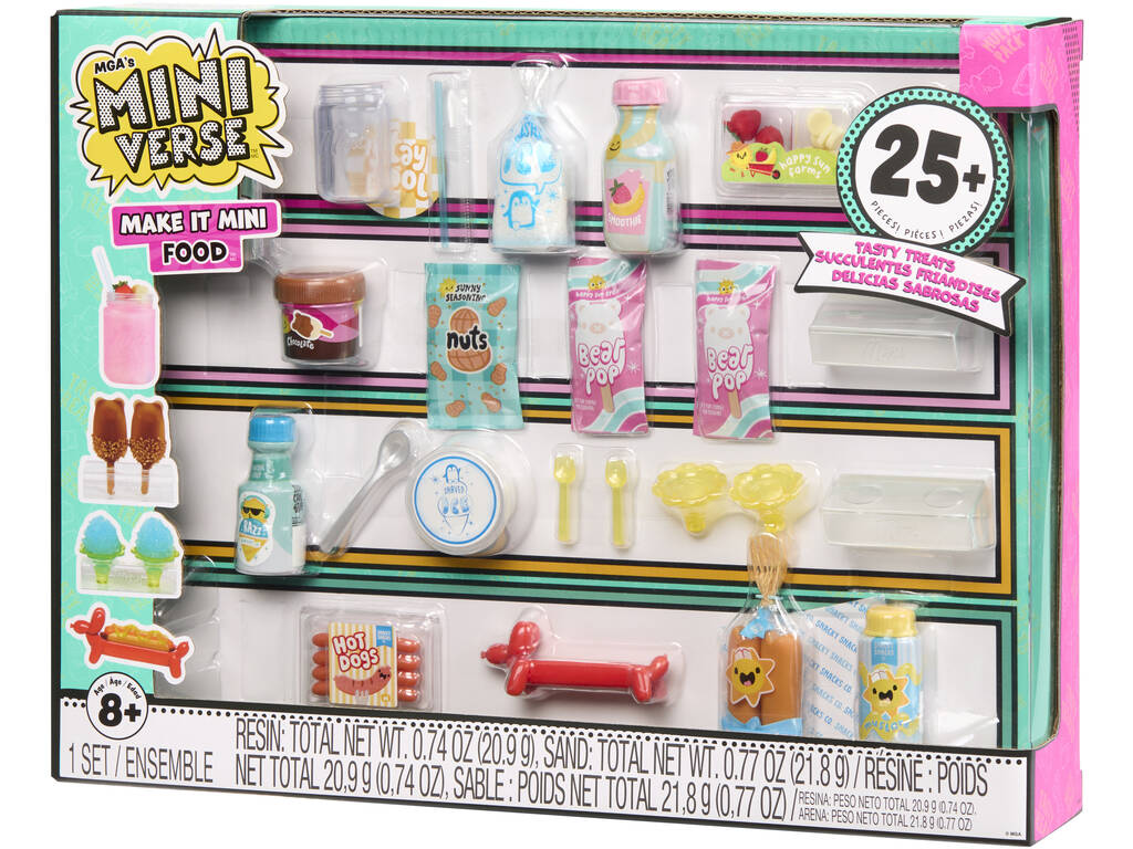 MiniVerse Pack Make It Mini Food de 30 Piezas