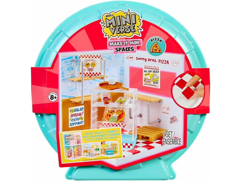 MiniVerse Make It Mini Spaces Set Pizzeria