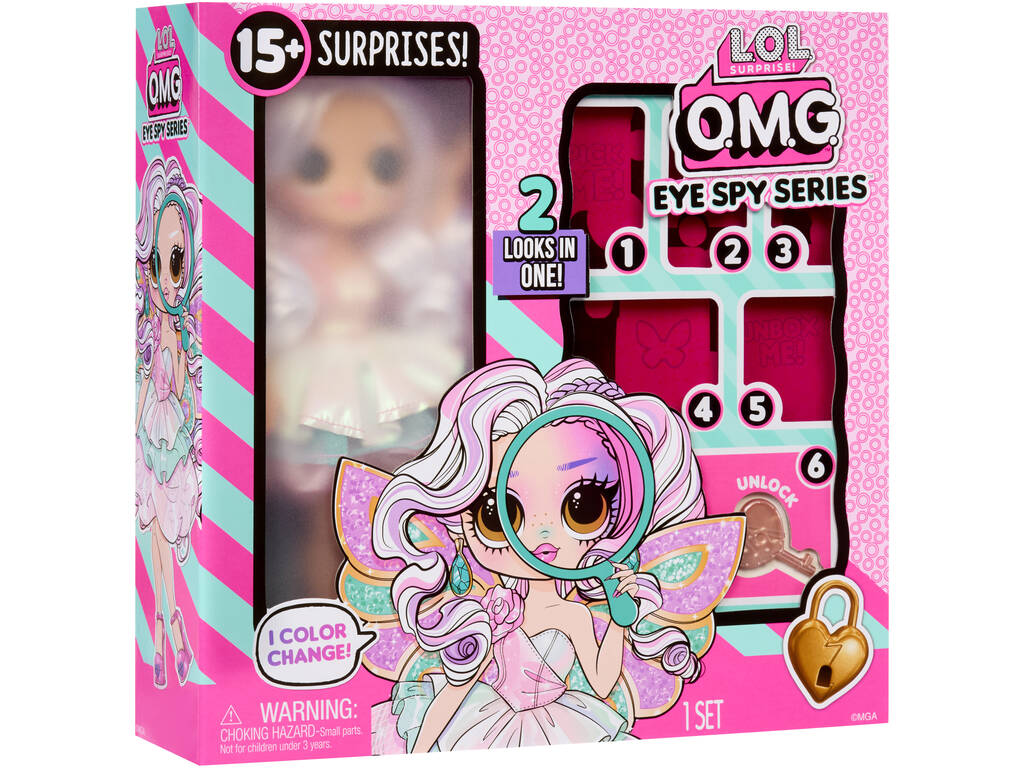 LOL Surprise OMG Eye Spy Series Poupée Kyla Fae avec accessoires