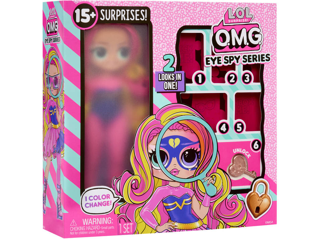LOL Surprise OMG Eye Spy Series Poupée Sabrina Sky avec accessoires