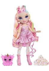 imagen Rainbow High Shimmers Muñeca Bella Parker con Slime y Mascota
