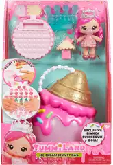YummiLand Trousse de beauté Glaces avec poupée Bianca Bubblegum exclusive et accessoires