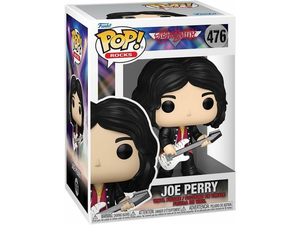 Funko Pop Rocks Arosmith Figura Joe Perry