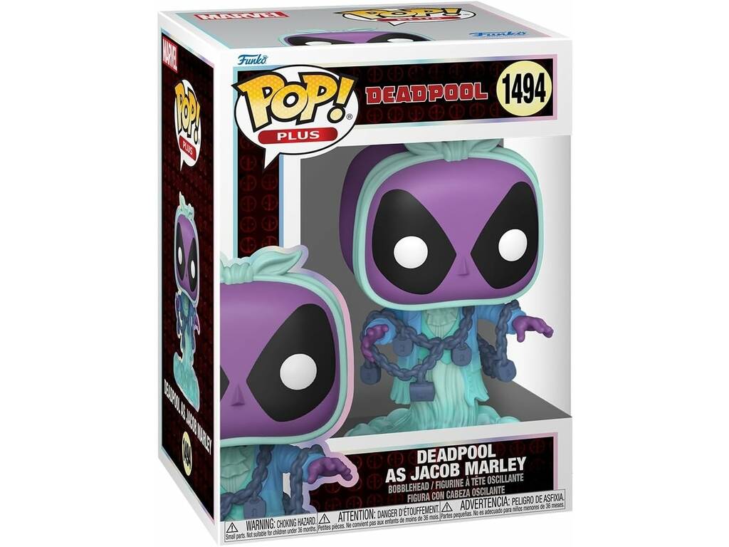 Funko Pop Plus Deadpool Figurine Deadpool en tant que Jacob Marley