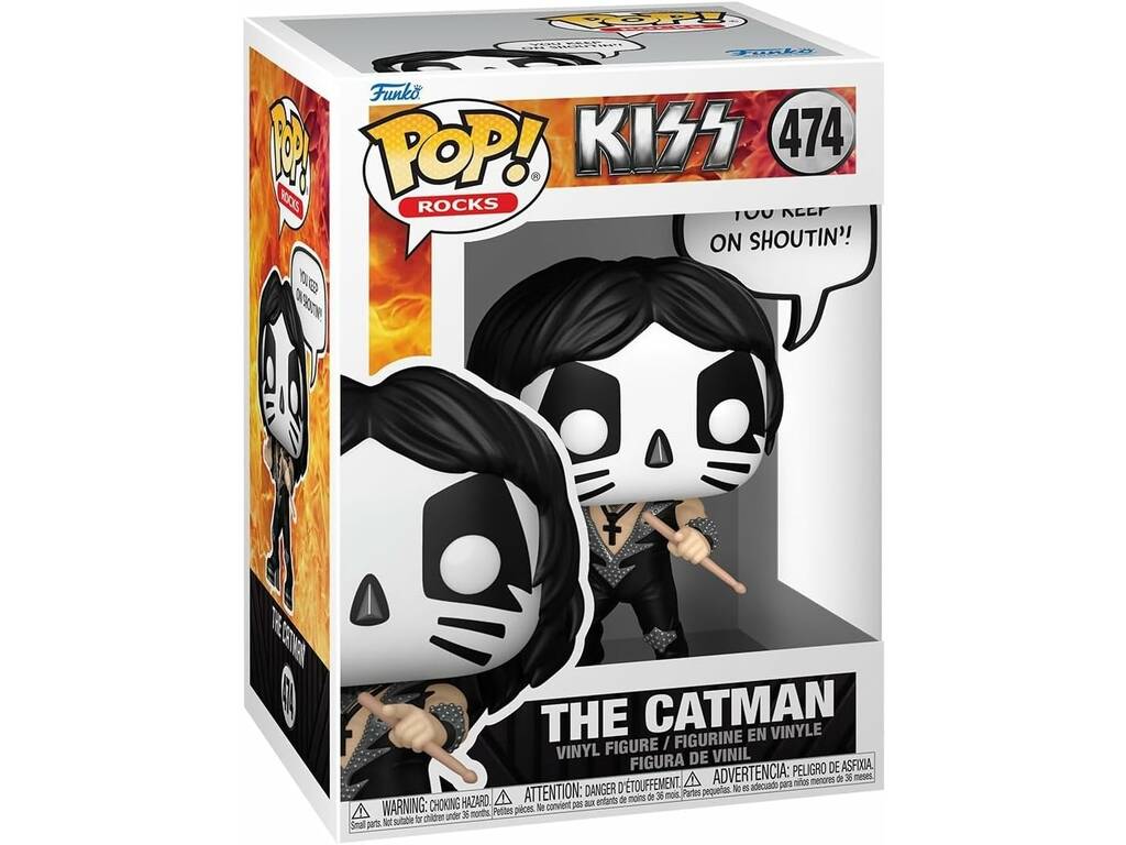 Funko Pop Rocks Kiss Figura The Catman Sayings
