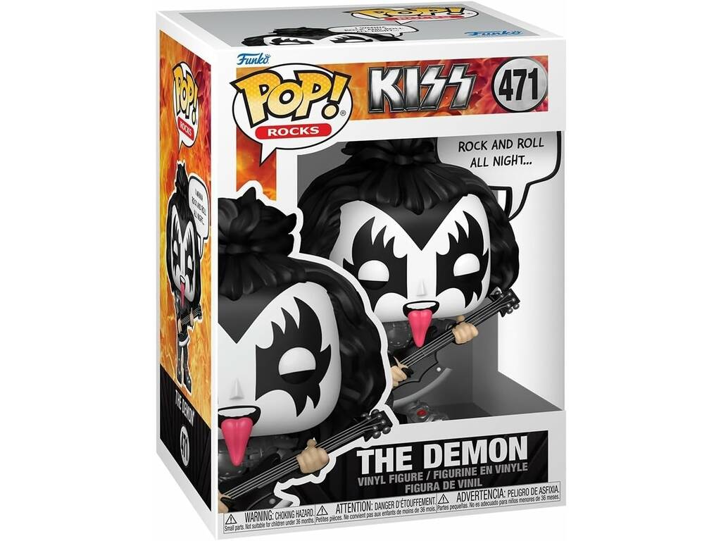 Funko Pop Rocks Kiss Figura The Demon Sayings