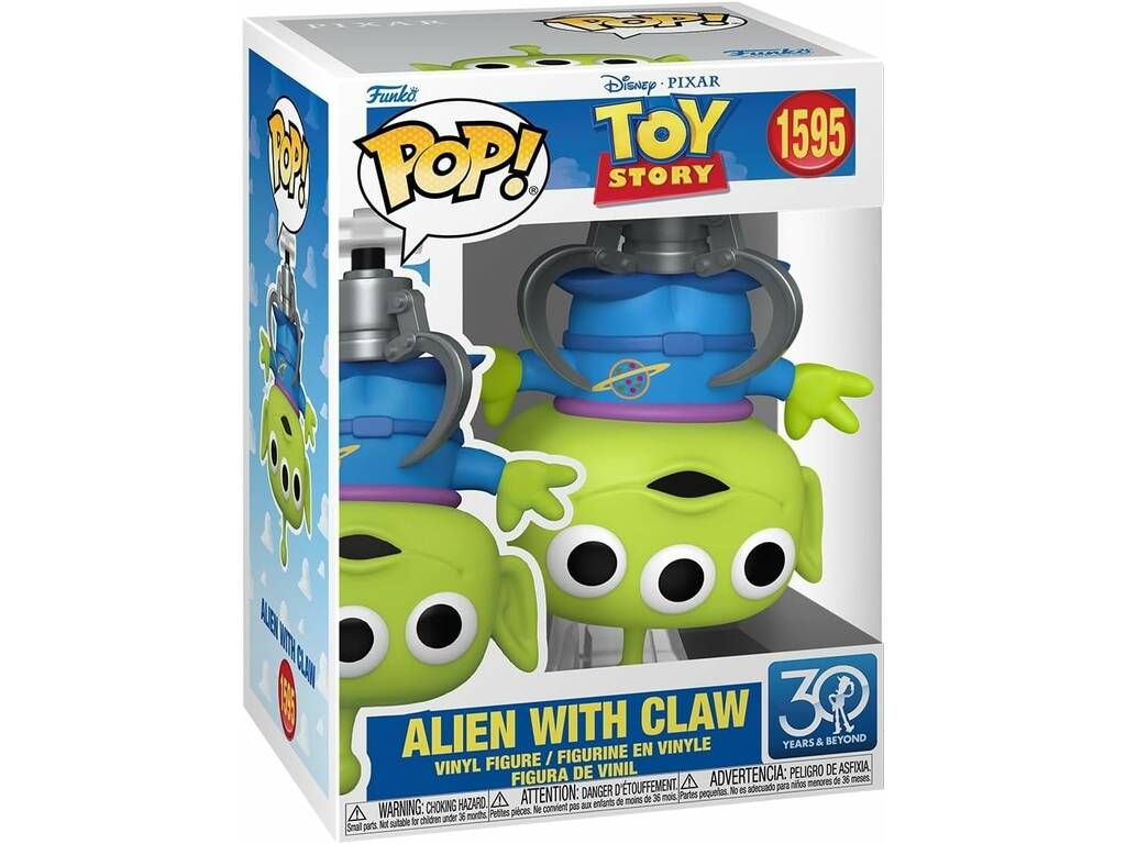 Funko Pop Toy Story 30 Aniversario Figura Alien con Gancho