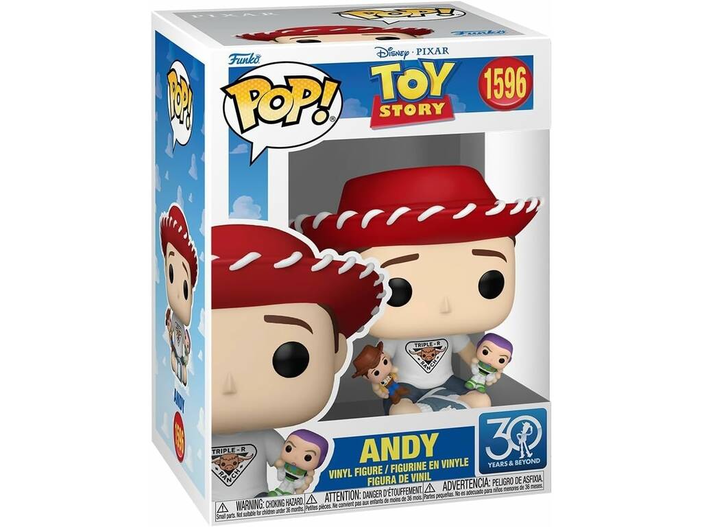 Funko Pop Toy Story 30 Aniversario Figura Andy