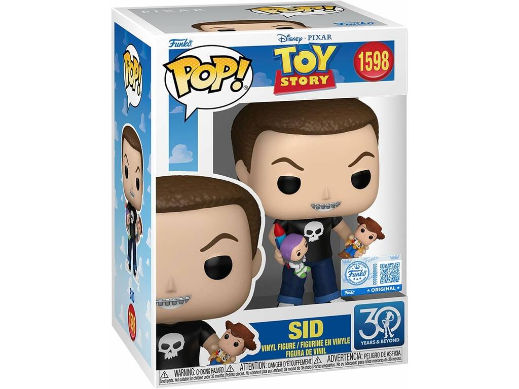 Funko Pop Toy Story 30 Aniversario Figura Sid