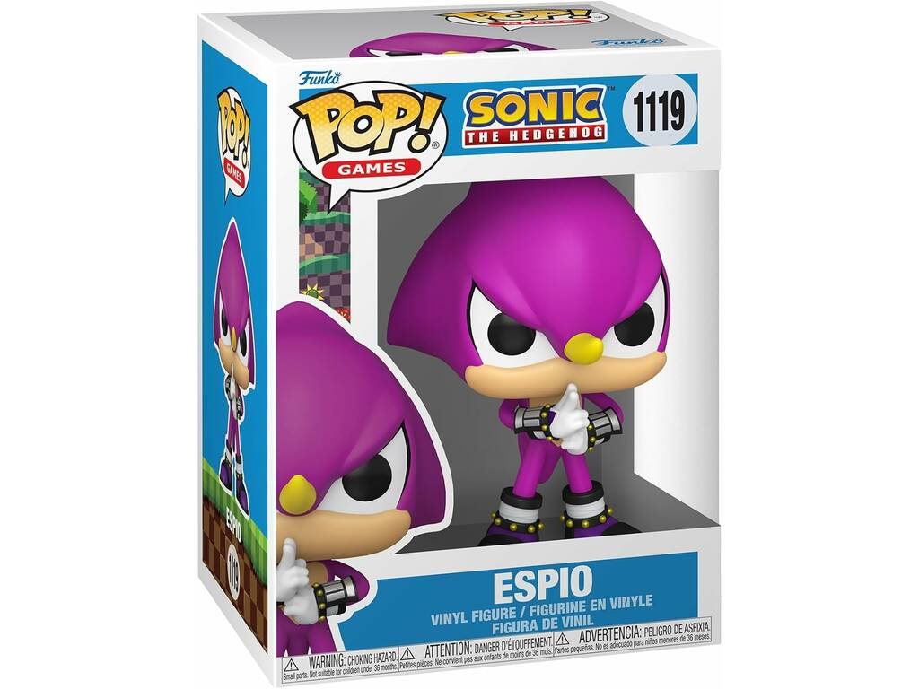 Funko Pop Games Sonic The Hedgehog Figura Espio