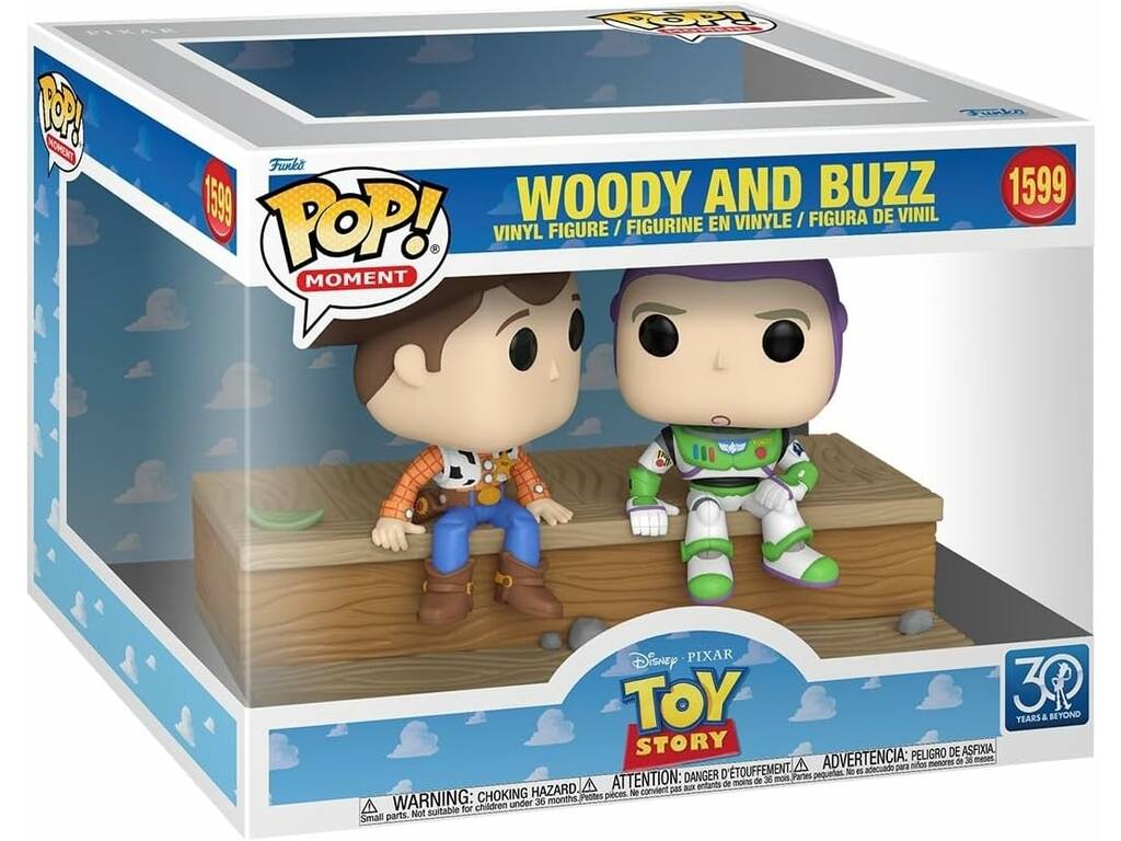 Funko Pop Moment Toy Story 30 Aniversario Figura Woody y Buzz