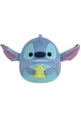 Squishmallows Disney Stitch Peluche Stitch avec Grenouille de 20 cm