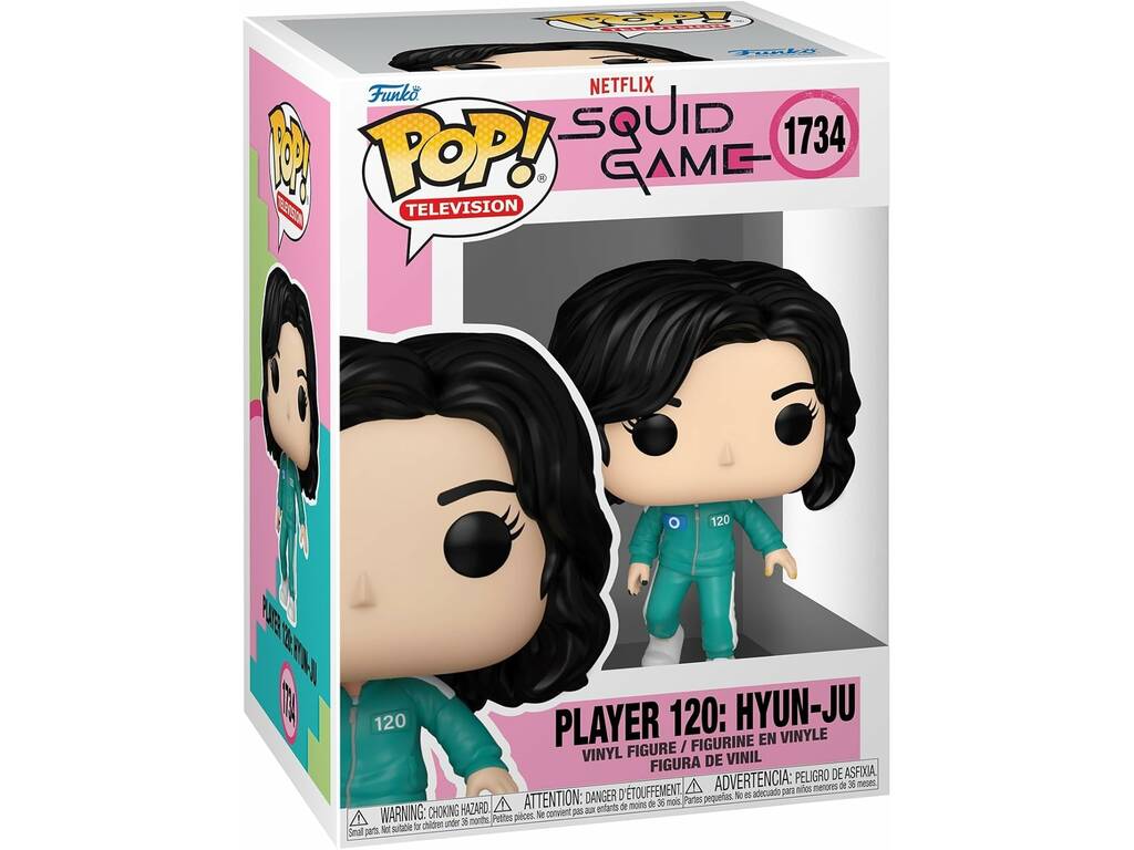 Funko Pop Television El Juego del Calamar Figura Player 120: Hyun-Ju