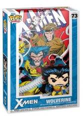 imagen Funko Pop Comic Covers Marvel X-Men Número 4 con Figura Wolverine