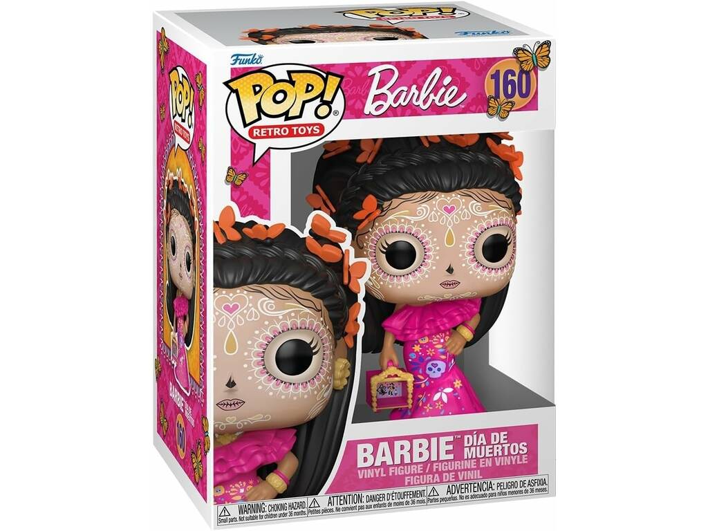 Funko Pop Retro Toys Barbie Figura Barbie Día de Muertos