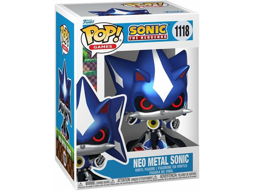 Funko Pop Games Sonic The Hedgehog Figura Neo Metal Sonic