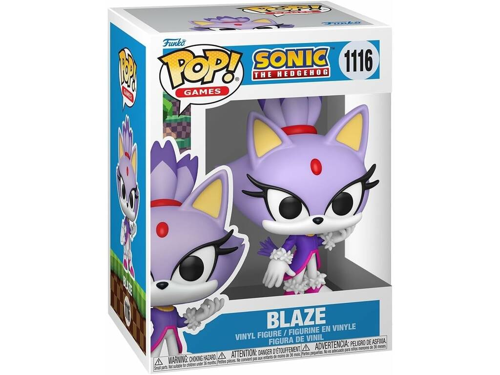 Funko Pop Games Sonic The Hedgehog Figura Blaze