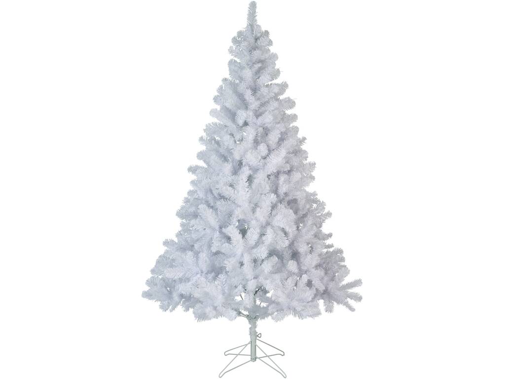 Sapin de Noël Imperial Blanc de 210 cm avec 770 branches Everlands