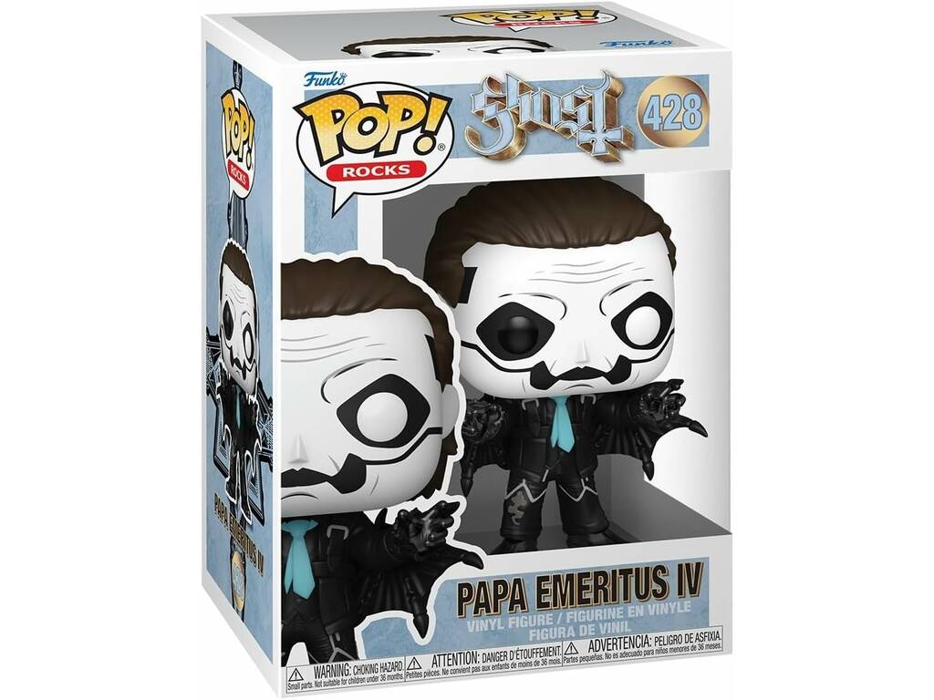 Funko Pop Rocks Ghost Figurine Papa Emeritus IV Bat