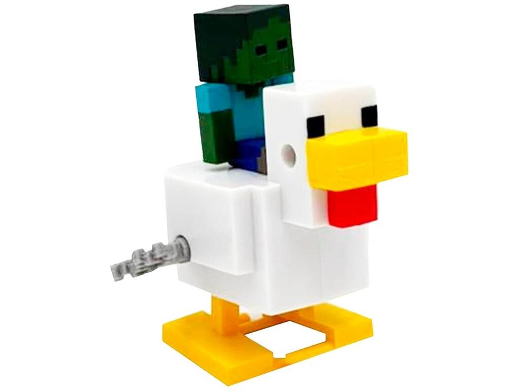 Pack Minecraft Bébé zombie et Cavalier aviaire avec mouvement