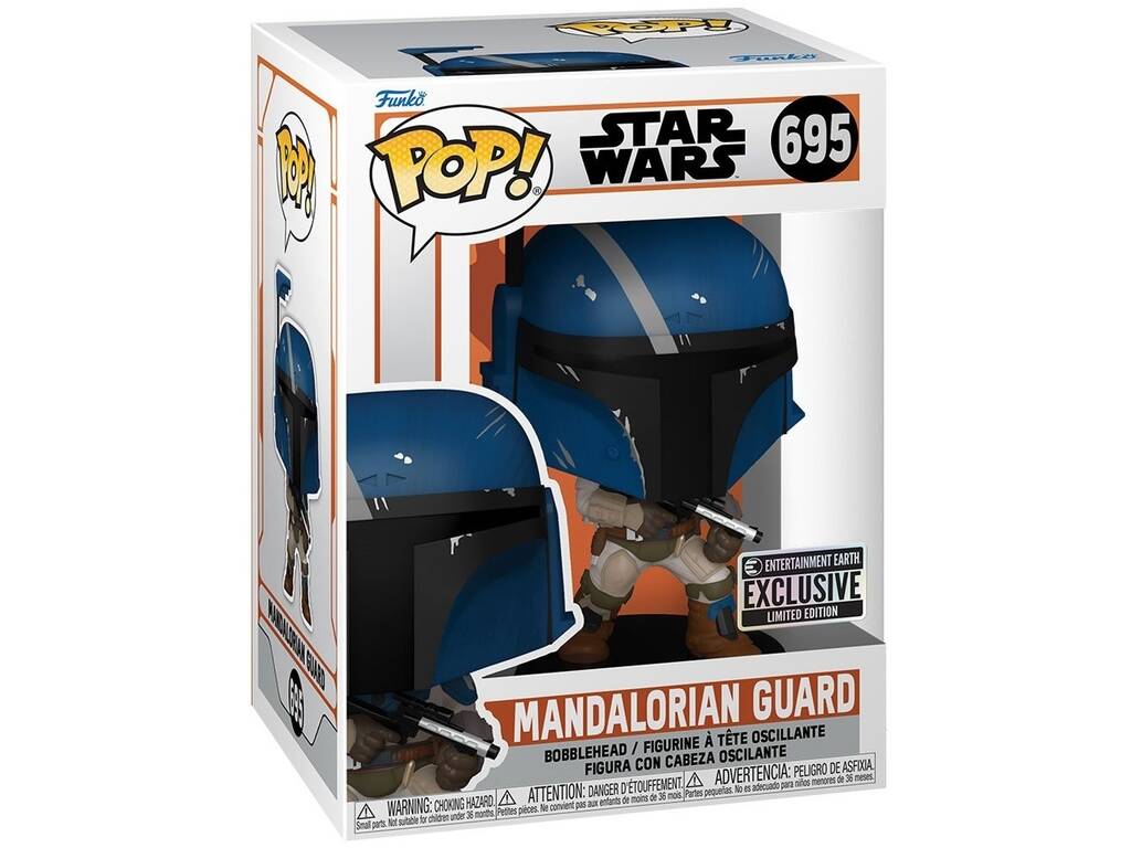 Funko Pop Star Wars Entertainment Earth Exclusive Figurine Mandalorian guard Limited Edition