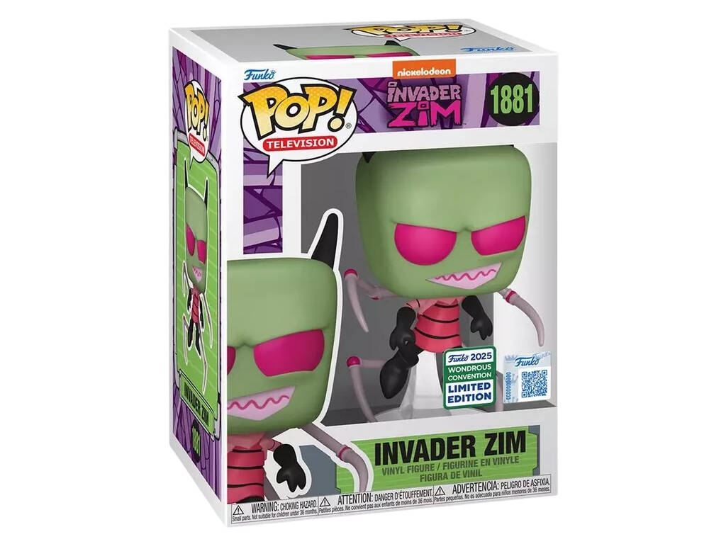 Funko Pop Television Invader Zim Wondrous Convetion 2025 Figurine Invader Zim Limited Edition 