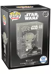 Funko Pop Die Cast Star Wars Figurine Yoda Métallique Exclusif
