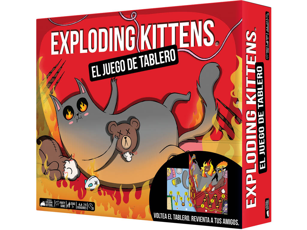 Exploding Kittens El Juego de Tablero