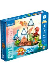 Geomag Magnetic Tiles Pack Dino World de 25 Piezas