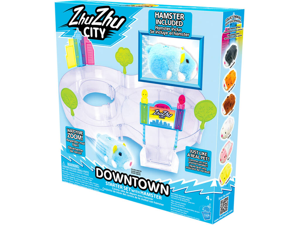 Zhu Zhu Pets Starter Set Centro de ZhuZhu City con Hamster