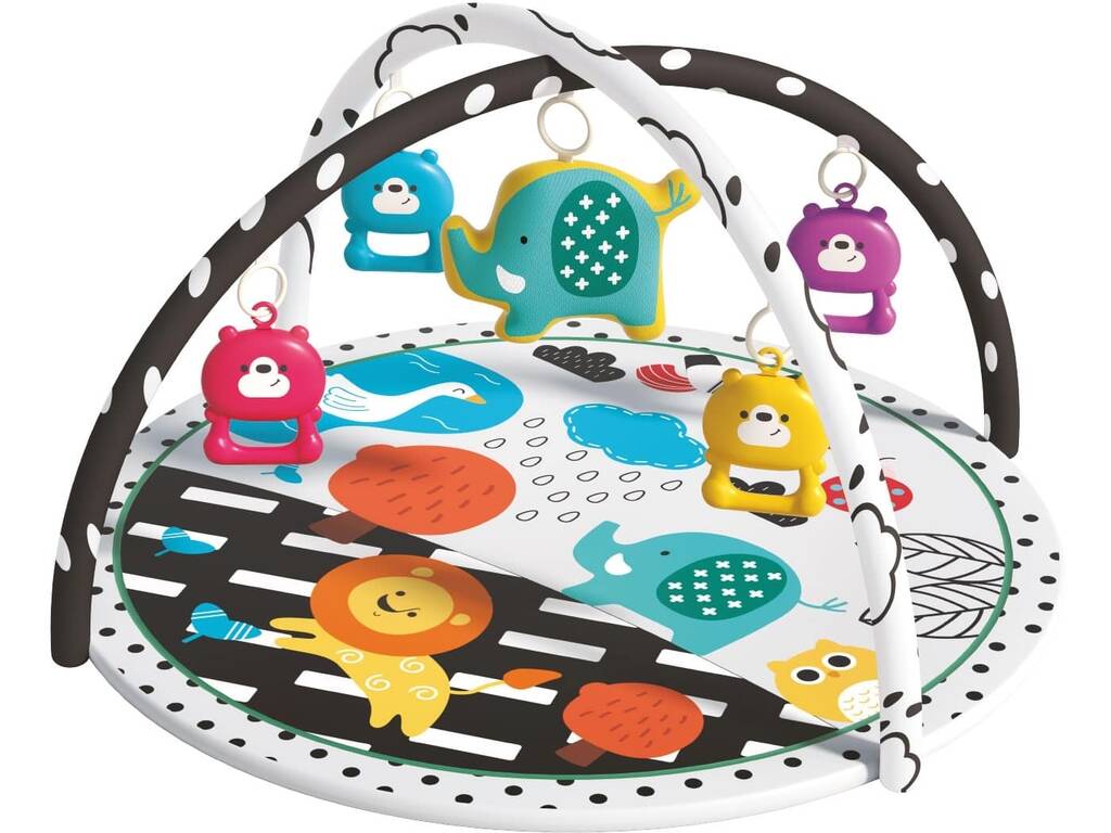 Mantinha Ginásio para Bebés com Arco e Brinquedos de 74x74 cm