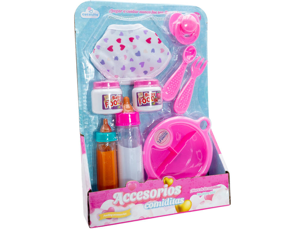 Accessoires pour bébés Pack repas avec biberon magique